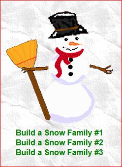 build a snow family
