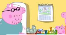 peppa pig recycles