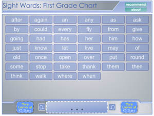 Grade 1 sight word list