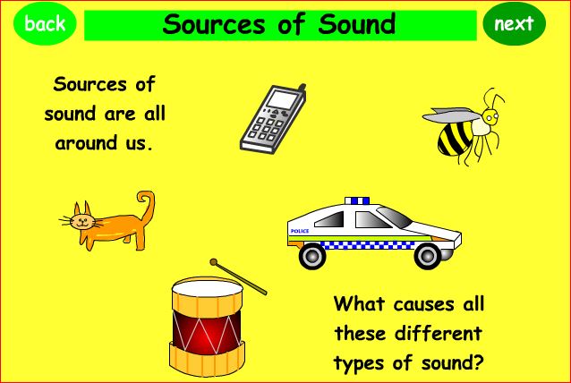 sources of sound
