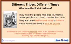 Learn about different tribes