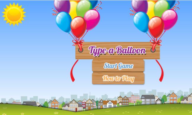 type a balloon