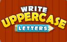 write uppercase letters